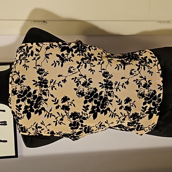 Floral Nude Illusion Top XL - Picture 4 of 8